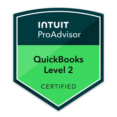 QuickBooks Level 2 Certified badge